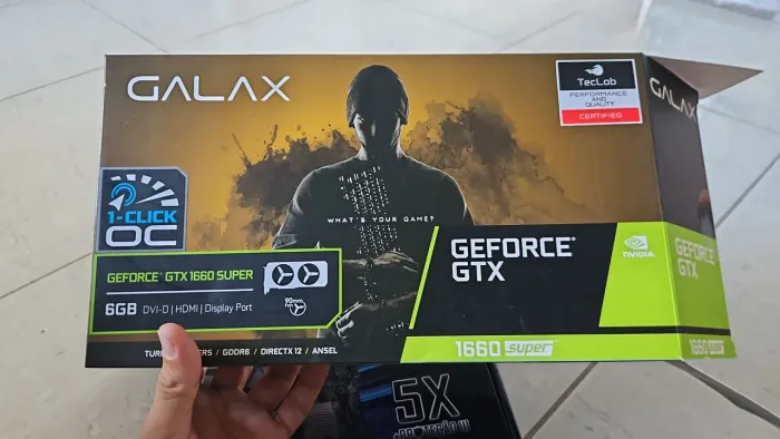 Placa de Vídeo GTX 1660 Super Galax