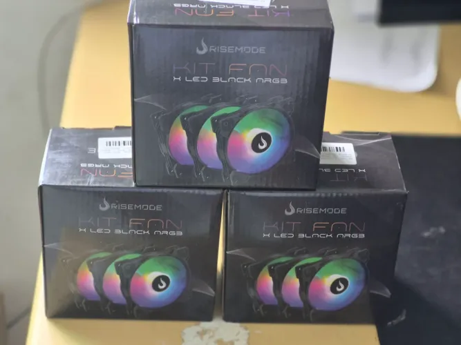 Kit 3 Ventoinhas 120mm Rise Mode