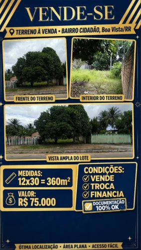 Terreno no Laura Moreira (antigo Conjunto Cidadão)
