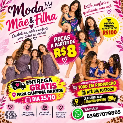 MODA TAL MÃE TAL FILHA 