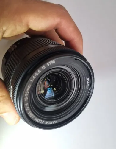 Lente Canon 18-55 IS STM em perfeito estado