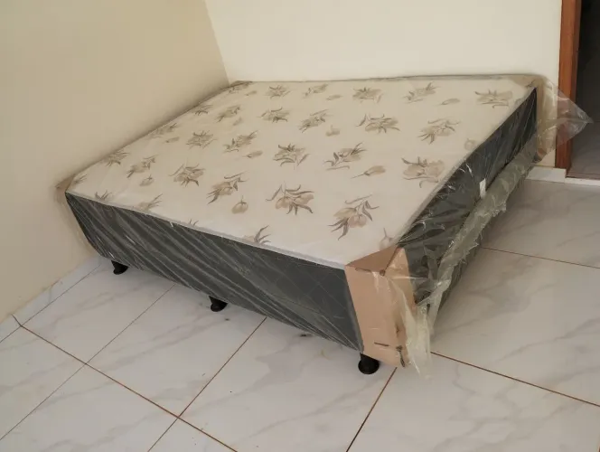Cama box casal novas