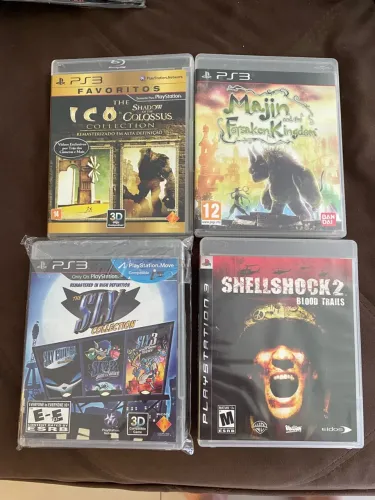 Lote 4 jogos ps3