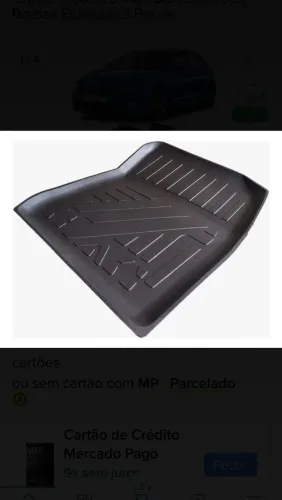 Tapete bandeja para Volkswagen polo
