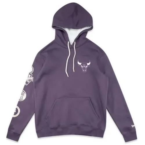 Moletom New Era Canguru Fechado NBAChicago Red Bulls Sunset Masculino - Roxo