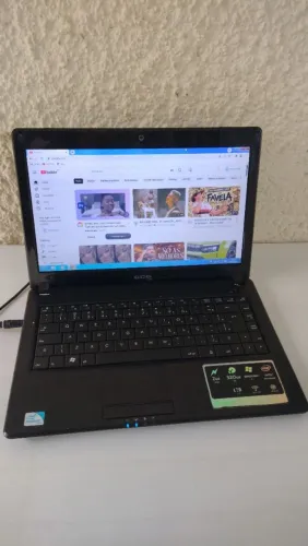 Notebook Windows 7Pro Ativado 4G HD 320G Conservado