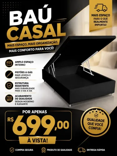 Cama box baú 