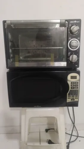 Microondas e forno elétrico