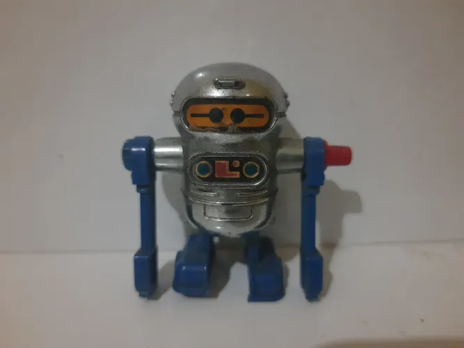 Robô antigo de corda importado acrobot da Tomy raro de 1979