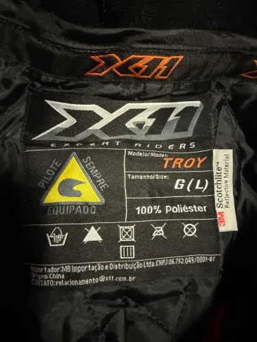 Conjunto Feminino X11 Troy Motoqueira Tamanho G Pouco Uso