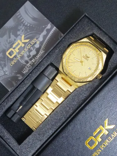 Relógio OPK 6046 3ATM - À Prova D?Água Social Aço Inoxidável Dourado