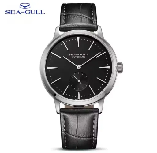 Relógio Seagull Automático 40mm Preto novo