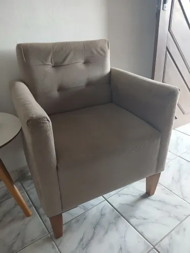 Poltrona em tecido