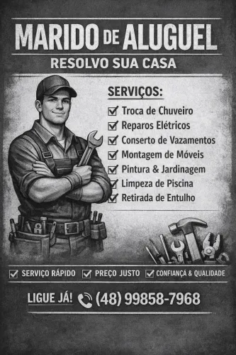 Marido de aluguel resolvo seu problema só chamar 