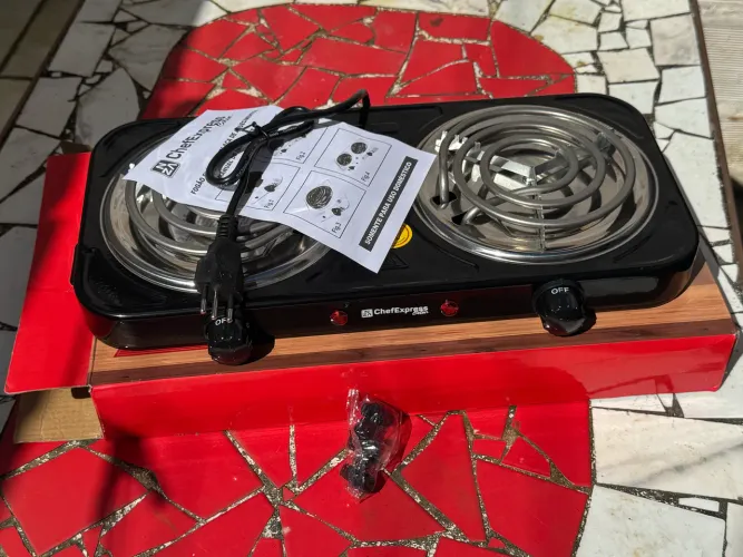 Fogão Elétrico 2500W 2 BOCAS!! LACRADO!! PROMOÇÃO!!