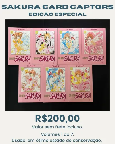 Sakura card captors edição especial volumes 1 ao 7
