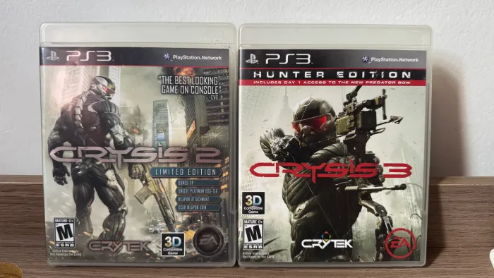 Crysis 2 e 3 PS3