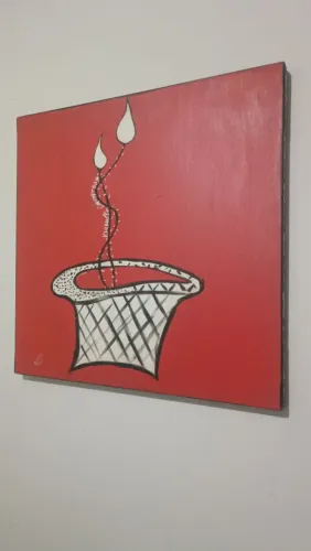 Quadro Decorativo Vermelho