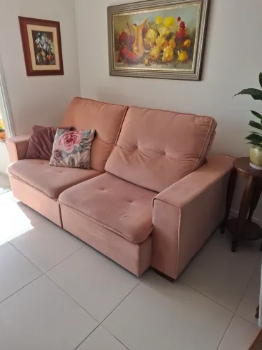 Vendo sofá retrátil 3 lugares 2,20 em perfeito estado!!