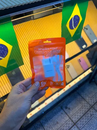 Carregador Rápido Hmaston USB para iPhone ou Android. Na mega promoção
