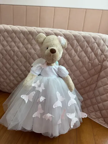 Ursa de pelúcia borboleta - Silvia Polito