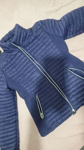 Jaqueta Puffer Azul Marinho Feminina - Tamanho M
