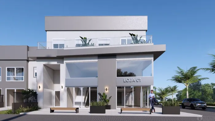 Venda de apartamento em obras com 2 dormitórios e 1 suíte no Ed Brisa em Capão da Canoa- P