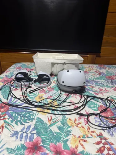 PlayStation VR 2 PS5 headset de realidade virtual branco-usado apenas 5 vezes