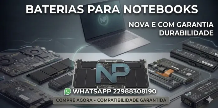 Baterias para diversos modelos de notebooks