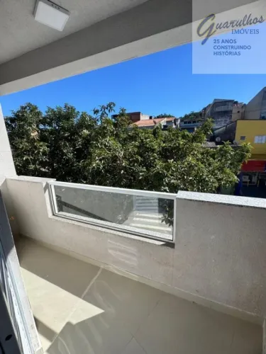 Studio Novo para Locação 35m² com Sacada, R$1.350,00, Guarulhos