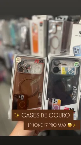 Cases De Couro para iPhone 17 Pro Max 