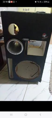 Caixa Bob residencial 4 vias vazia