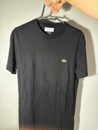 Camiseta Preta Lacoste Original tamanho P