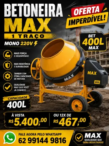 BETONEIRA Max 400L