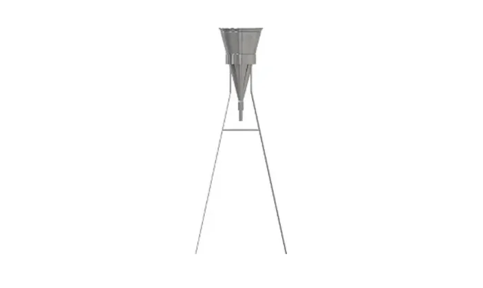 FUNIL PARA VISCOSIDADE MARSH COM SUPORTE