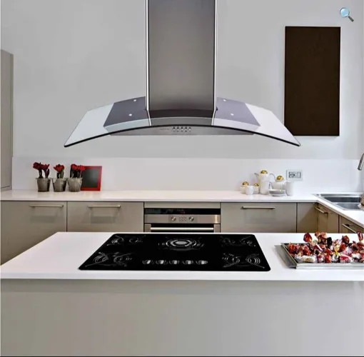 Coifa de Ilha Inox e Vidro 90cm Agratto CVT90