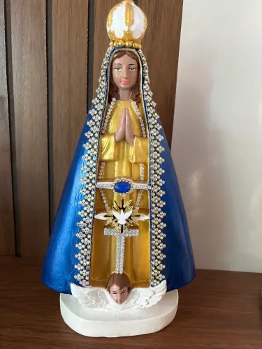 Nossa senhora Aparecida 30 cm gesso