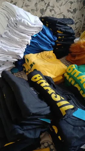 Camisetas malha peruana BRASIL 