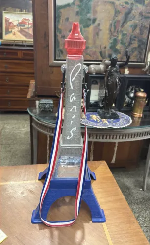 GARRAFA TORRE EIFFEL 53cm PEÇA ÚNICA RARIDADE BAQUELITE