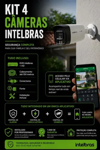 Kit câmeras de segurança