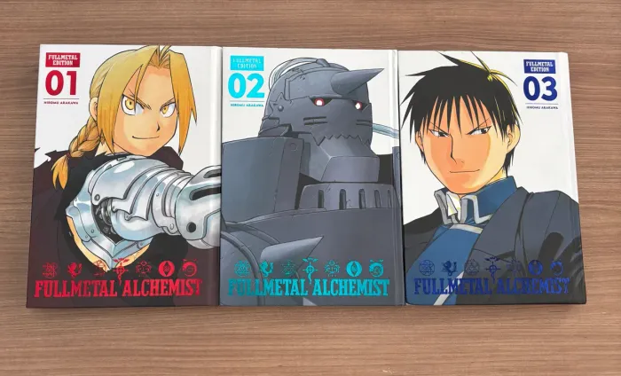 Fullmetal Alchemist - FULLMETAL EDITION 1 a 3 (edição especial em inglês) mangá