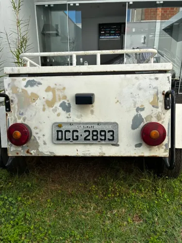 Carreta reboque Karmann Guia 1986