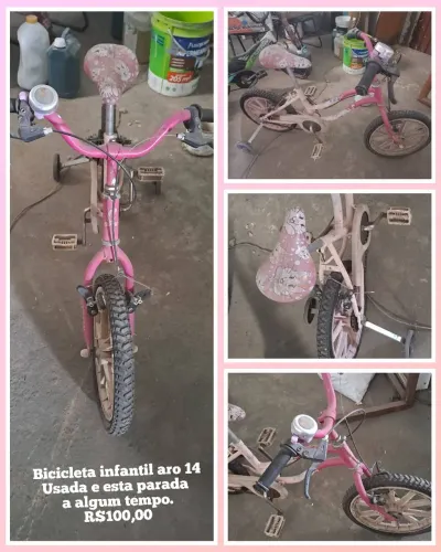 Bicicleta infantil feminina aro 14