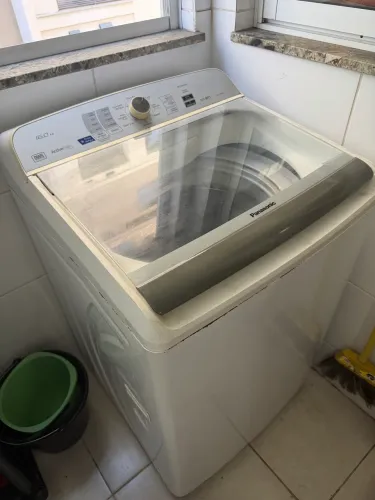 R$ 399! Máquina de lavar 16kg Panasonic 