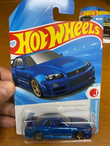 Hotwheels Skyline R34 Azul 2026