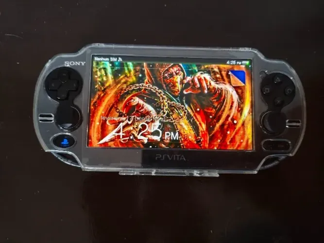 PS Vita (psvita) 1000 OLED Desbloqueado 120GB | Troco por Nintendo Switch ou Anbernic