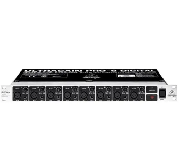 2 Behringer ADA8000 Ultragain Pro-8 Digital - Expansor ADAT de 8 Canais (Usado)