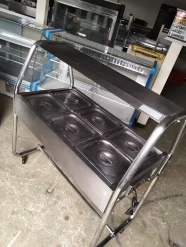 Cuba restaurante de 6 compart. toda no inox - marca Tedesco