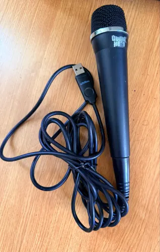 Microfone USB Multiplataforma para Guitar Hero e Rock Band 