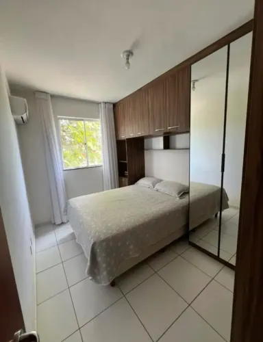 ALUGO APTO ALTOS DO CALHAU RESIDENCE 1° ANDAR MOBILIADO | 02 QTS